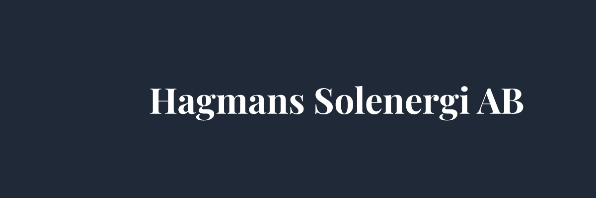 Hagmans Solenergi AB – Solceller i Göteborg