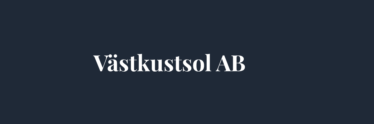 Västkustsol AB – Solceller i Göteborg