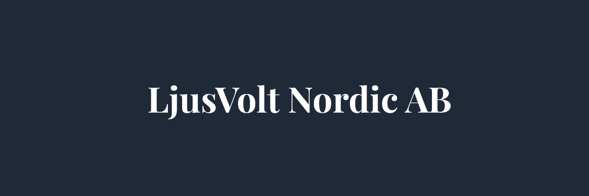 LjusVolt Nordic AB – Solceller i Linköping