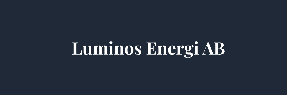Luminos Energi AB – Solceller i Stockholm