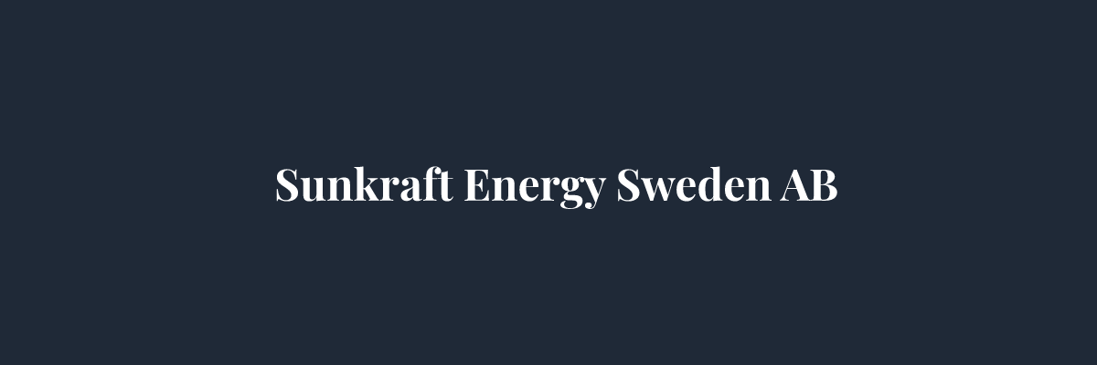 Sunkraft Energy Sweden AB – Solceller i Stockholm
