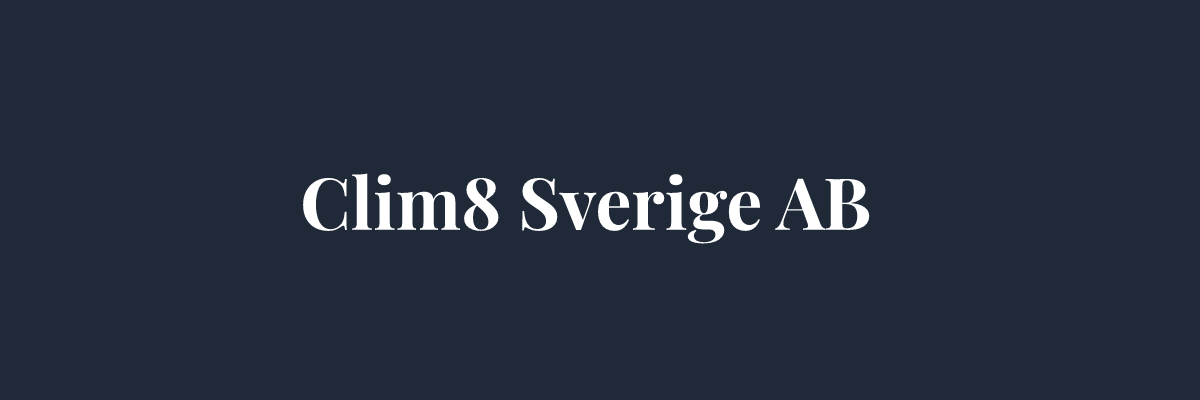 Clim8 Sverige AB – Ventilation i Göteborg