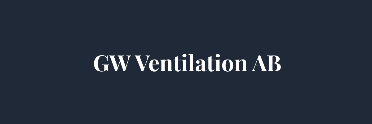GW Ventilation AB – Ventilation i Göteborg