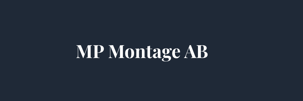 MP Montage AB – Ventilation i Göteborg