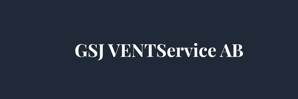 GSJ VENTService AB – Ventilation i Jönköping