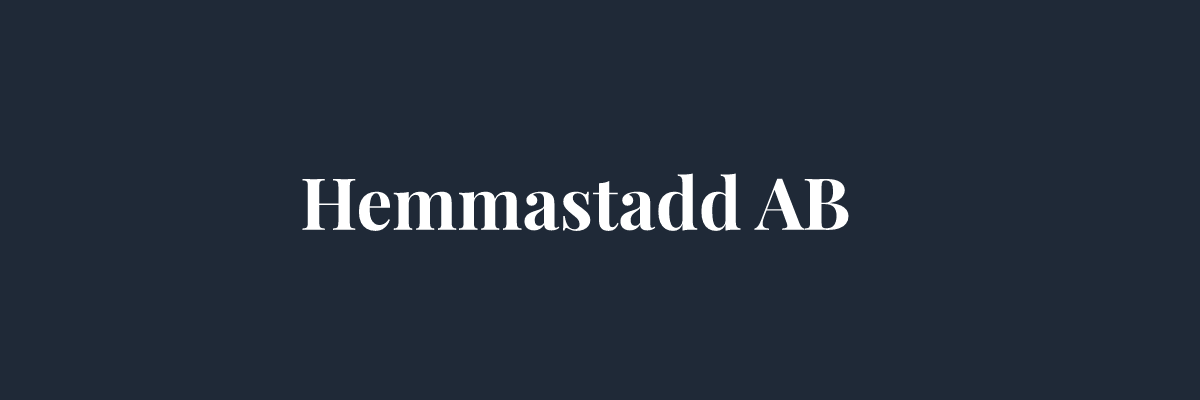 Hemmastadd AB – Ventilation i Örebro