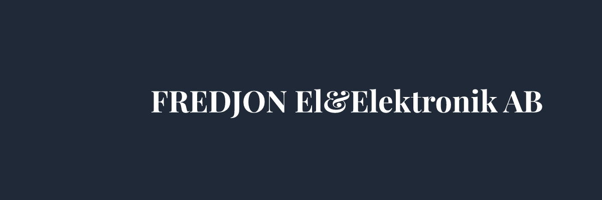 FREDJON El&Elektronik AB – Ventilation i Stockholm