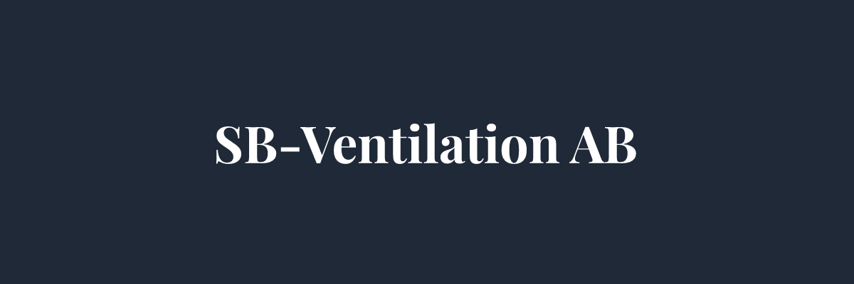 SB-Ventilation AB – Ventilation i Stockholm